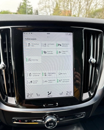 Volvo V60 cena 125800 przebieg: 98350, rok produkcji 2019 z Kalisz małe 92